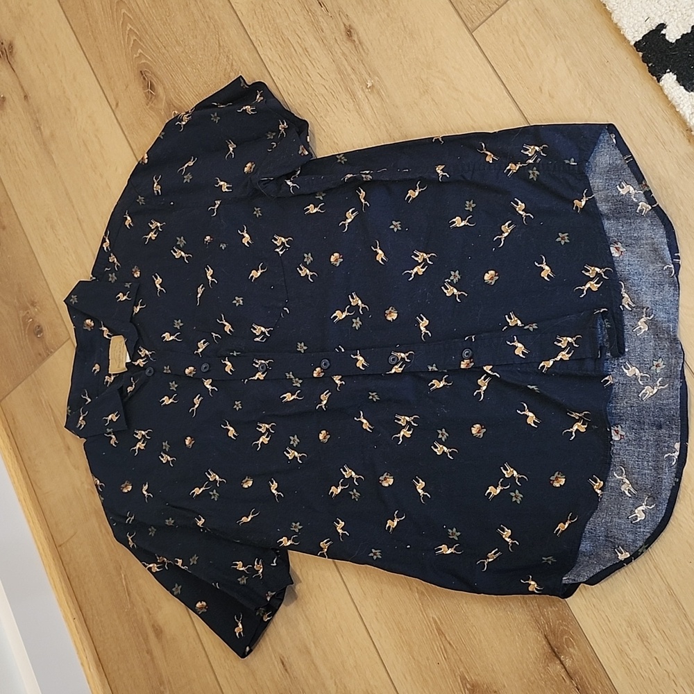 Mens christmas shirt, roebuck & co, medium